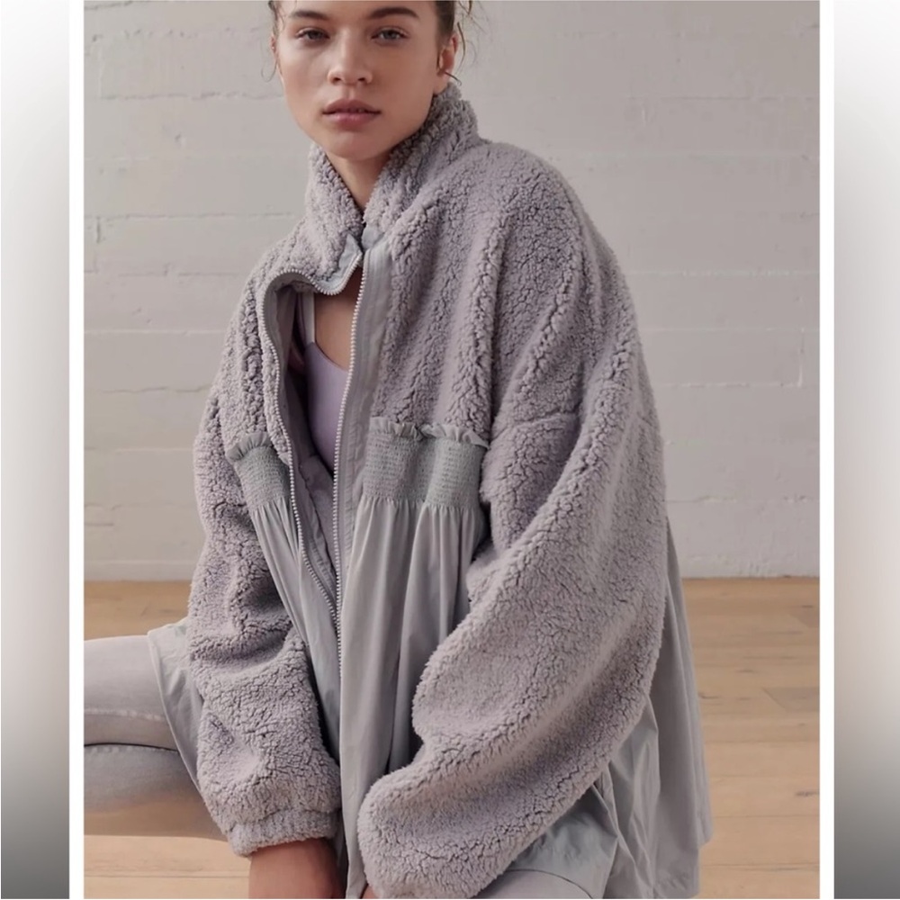 Free People ain’t she lovely jacket in lavender ash